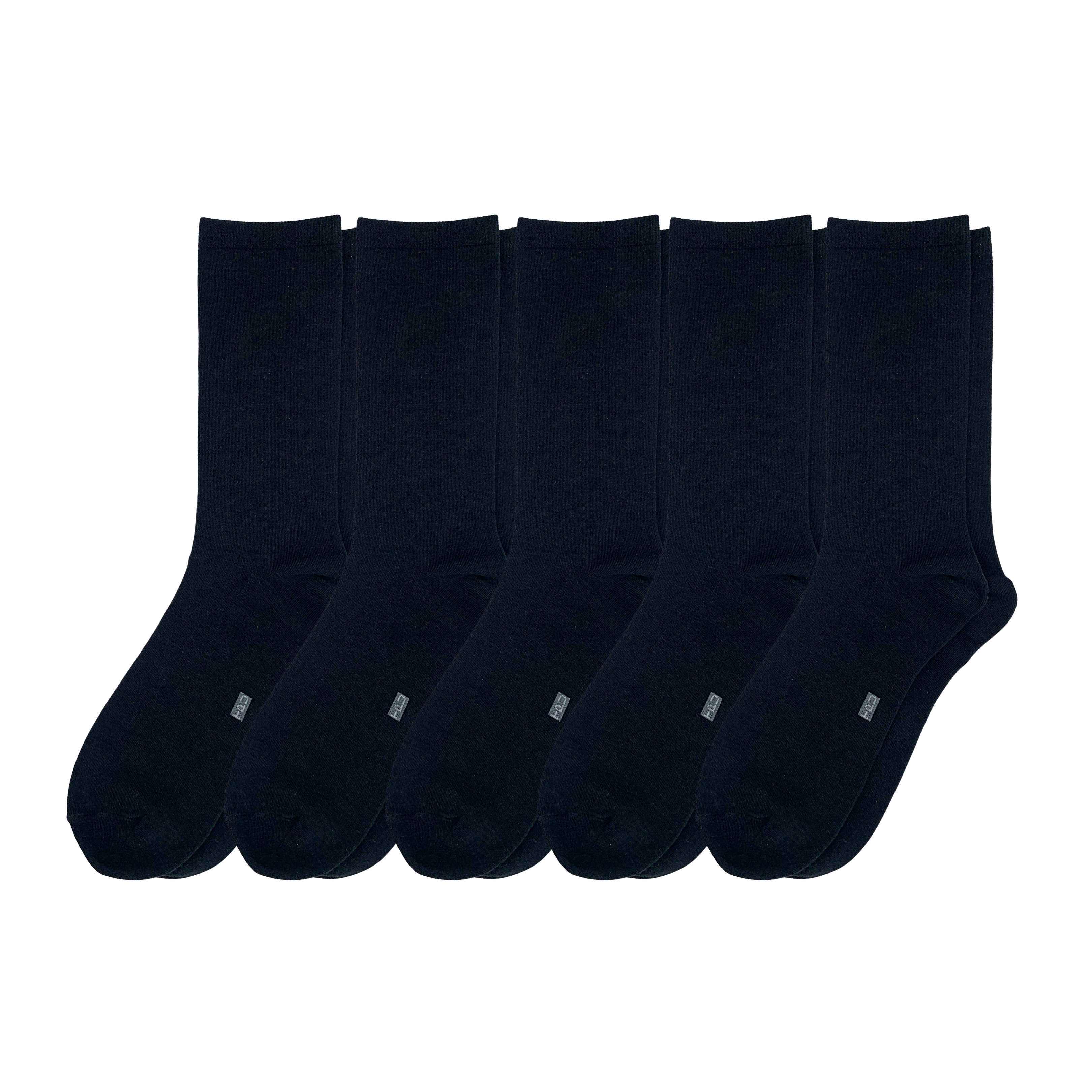 Bamboo Mid Calf Socks 5-Pairs