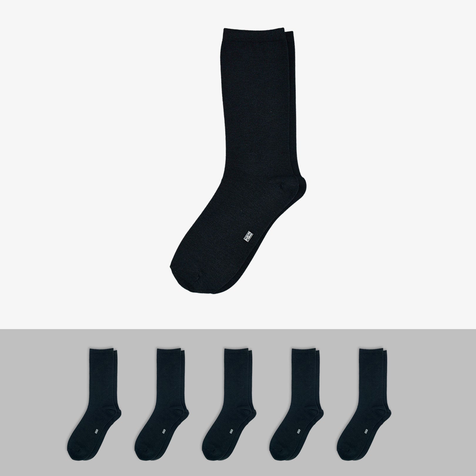 Bamboo Mid Calf Socks 5-Pairs