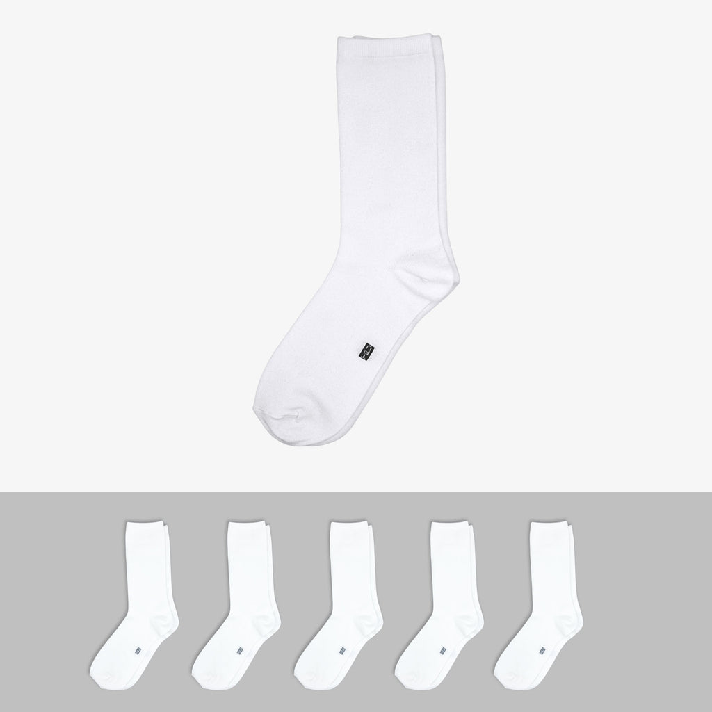 Bamboo Mid Calf Socks 5-Pairs